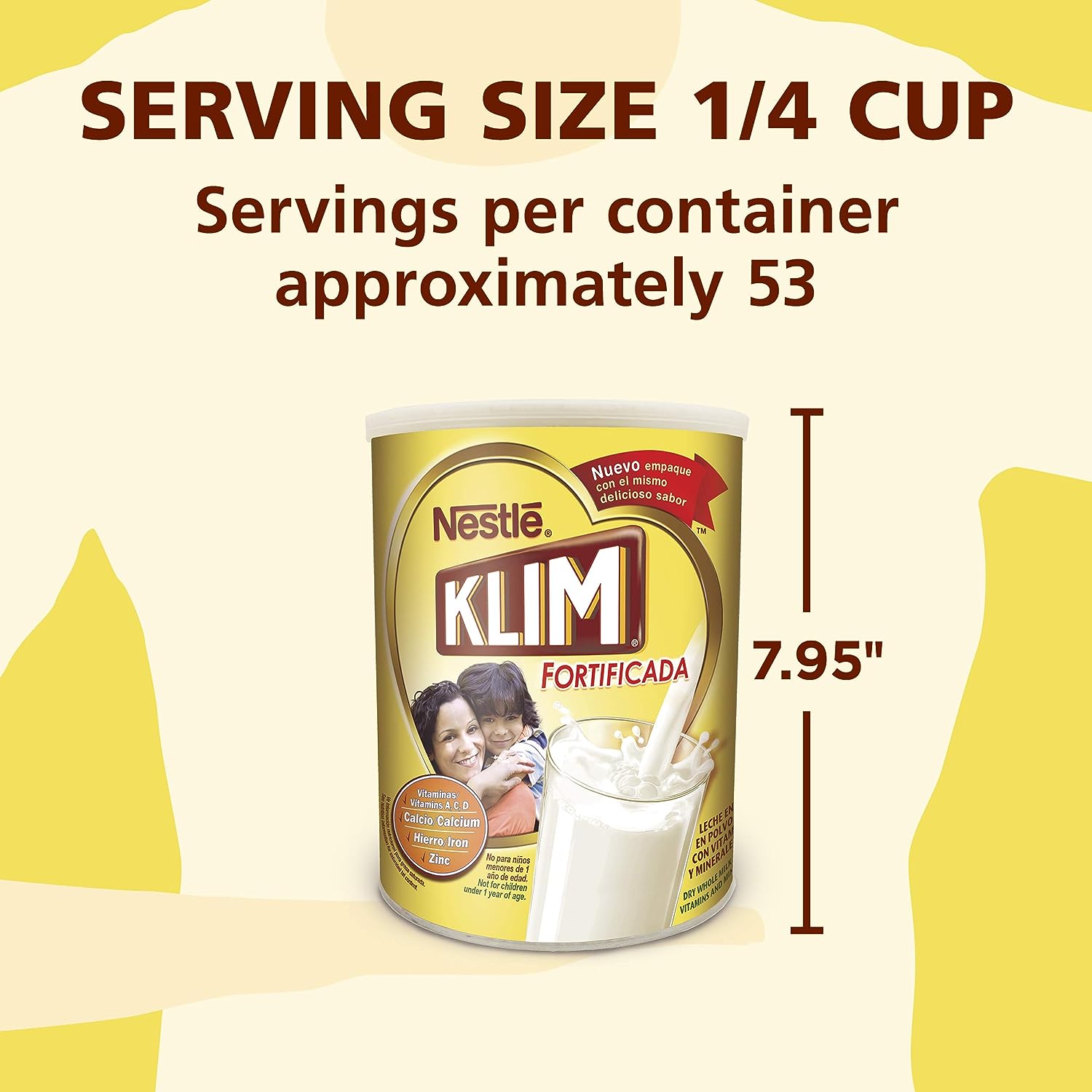 NESTLE KLIM Powdered Milk PREBIO 1 1600g - Image 7